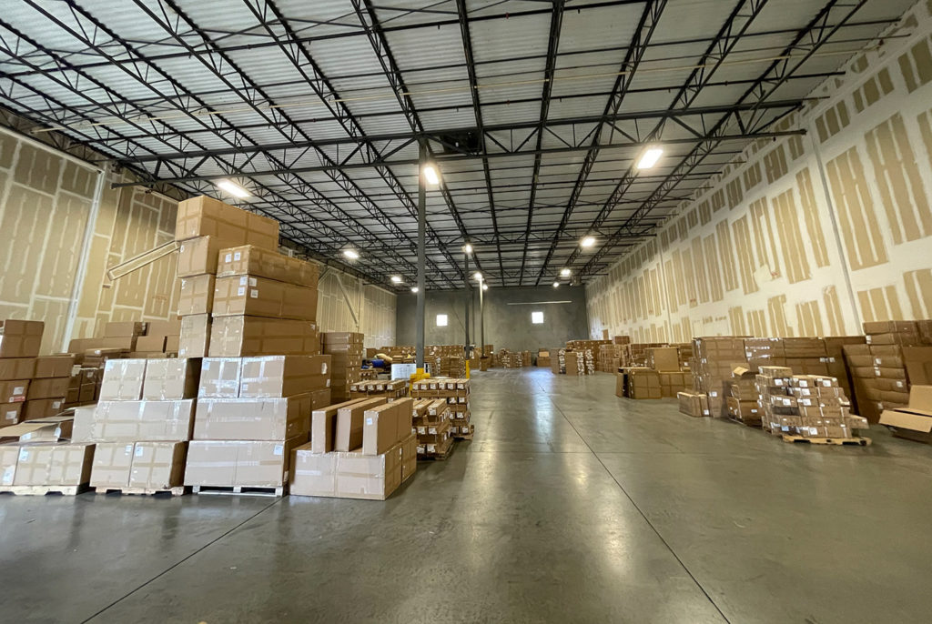 Large Warehouse full of pallets in Westbridge